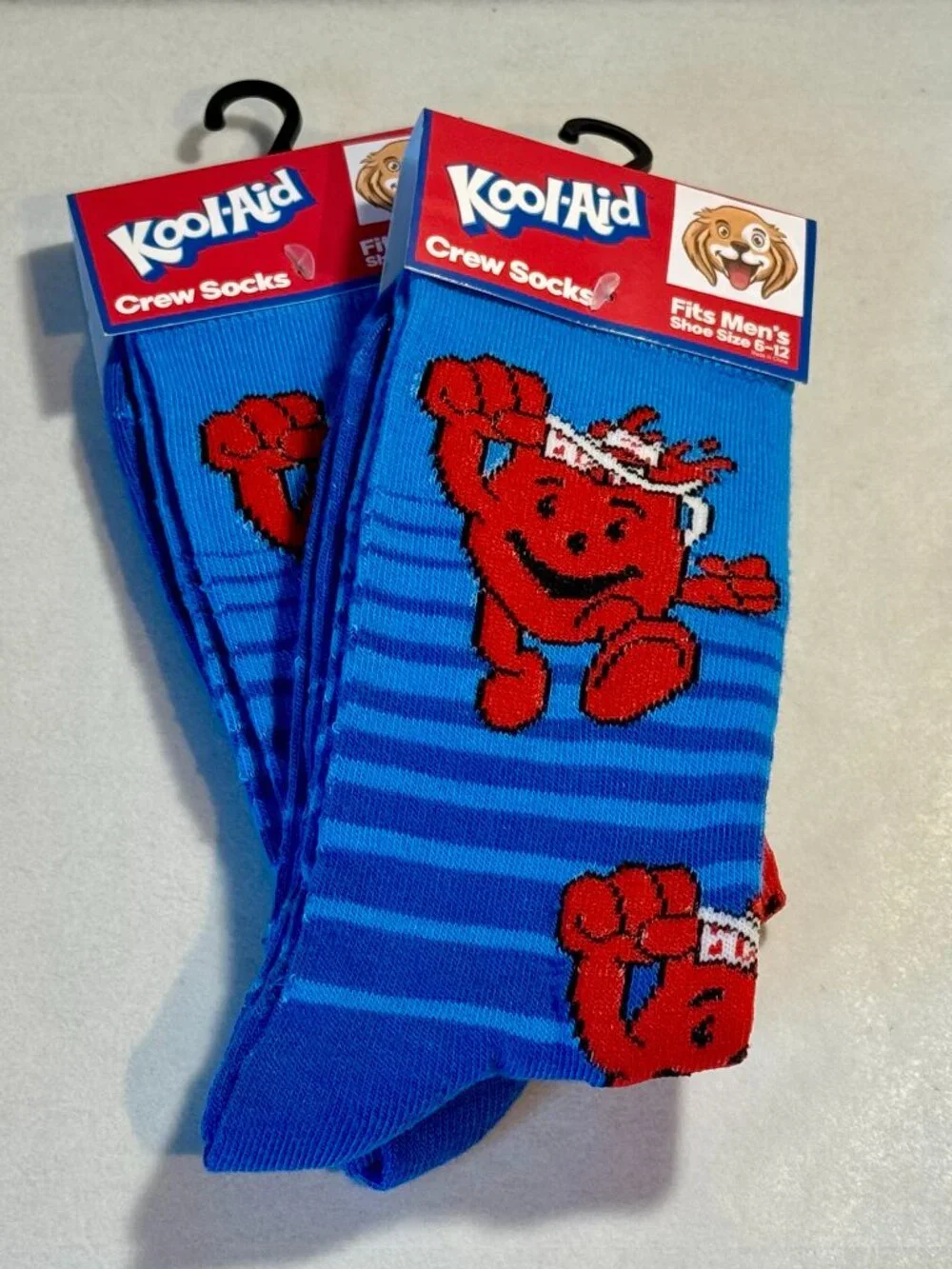 2 Pairs Kool-Aid Novelty Crew Socks Size 6-12/13 OSFM
